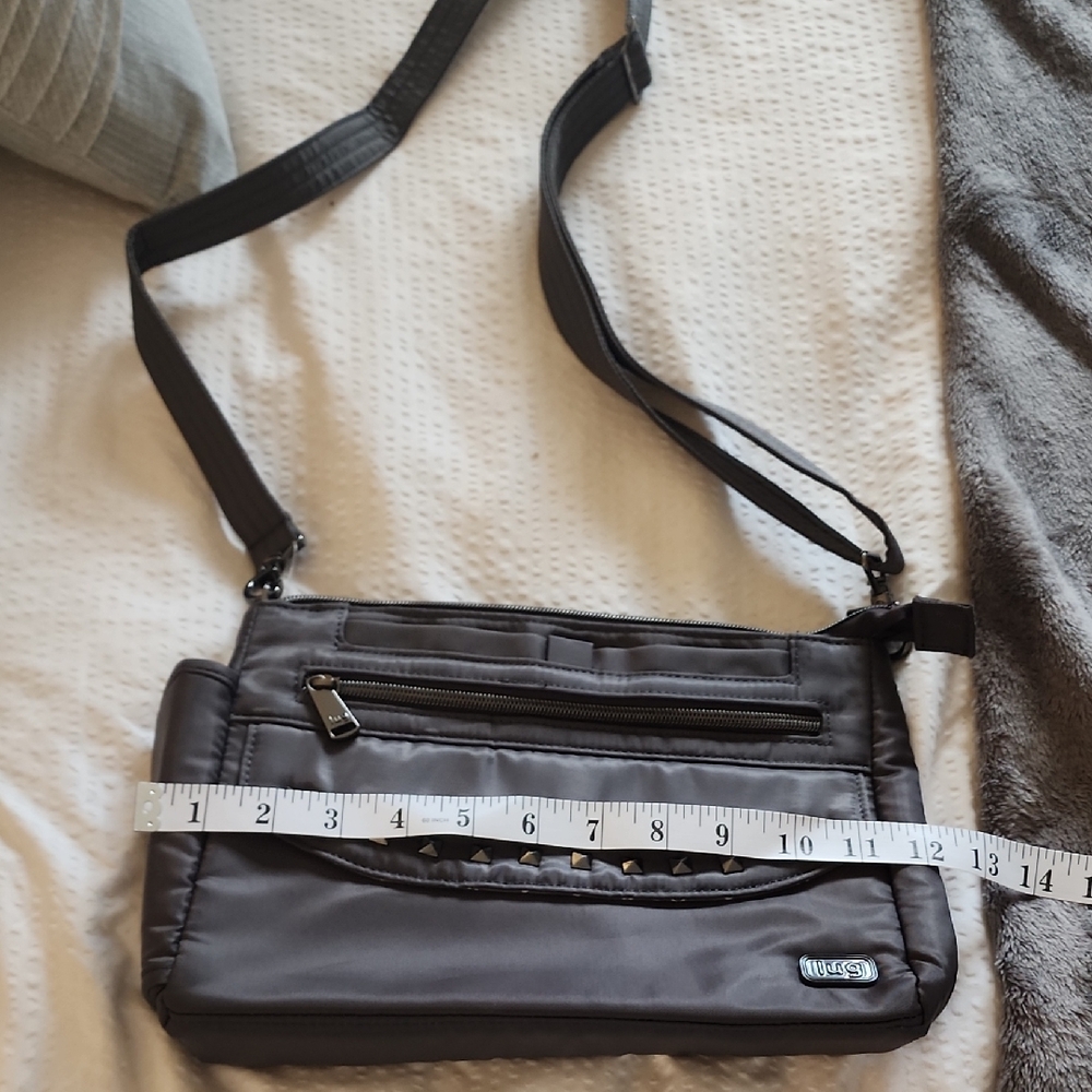 Lug Charcoal Crossbody Bag